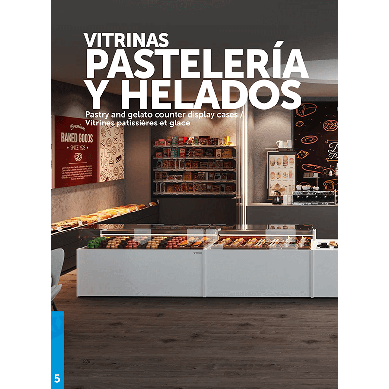 Vitrinas pasteleria y helado